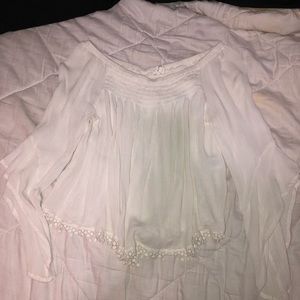 White off the shoulder blouse
